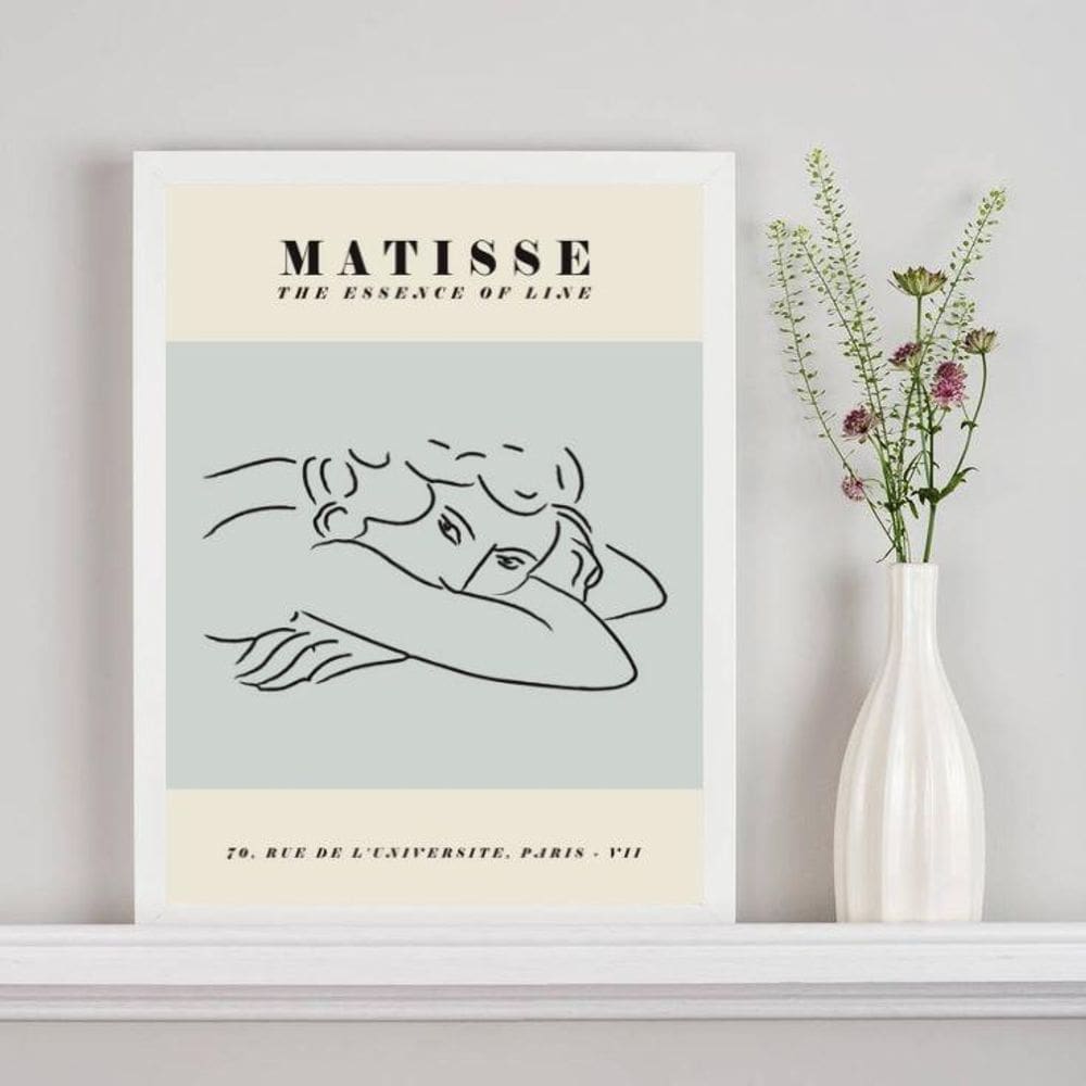Quadro Poster Matisse - The Essence Of Line 24X18Cm