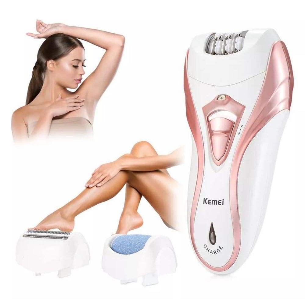 Depilador Kemei Km-3010: O Segredo Uma Pele Macia E Sedosa