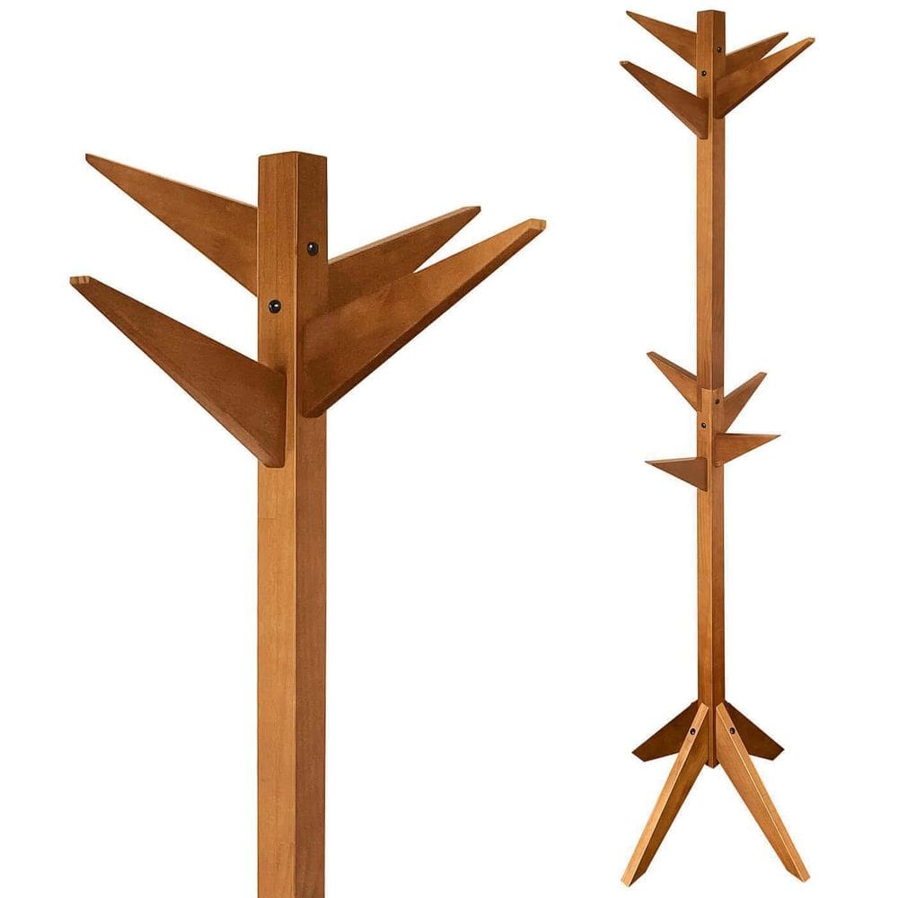 Cabideiro Infantil Reticulado Mancebo Madeira De Pé E Arara