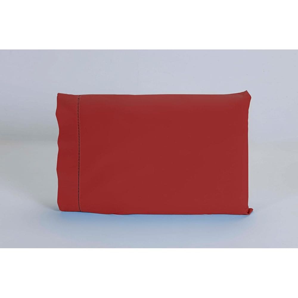 2 Fronhas King 50x70 100% Algodão 230 Fios Ponto Palito Terracota