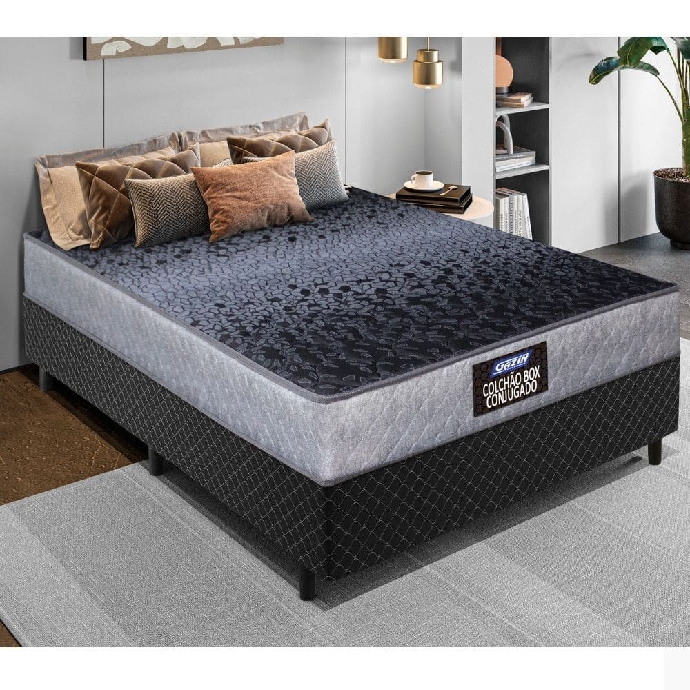Cama Box Conjugado Casal 138cm Supreme Gazin