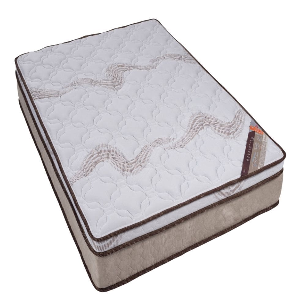 Colchao Queen 158cm Molas Ensacadas One Face Revolution Hibrido Castor
