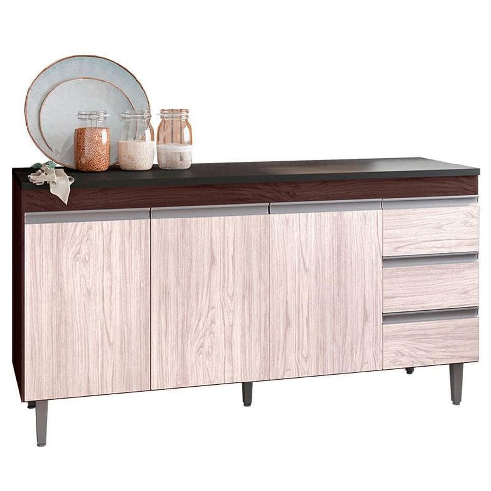 Balcão de Pia Andréia 160 cm Castanho Avelã – AJL