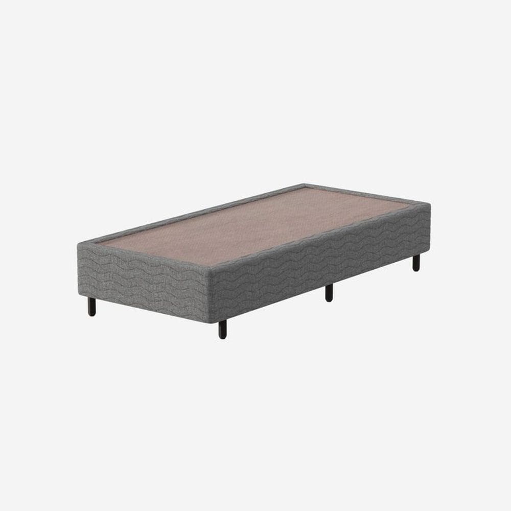 Base Box King Probel Tela Cinza (96x203x26cm)