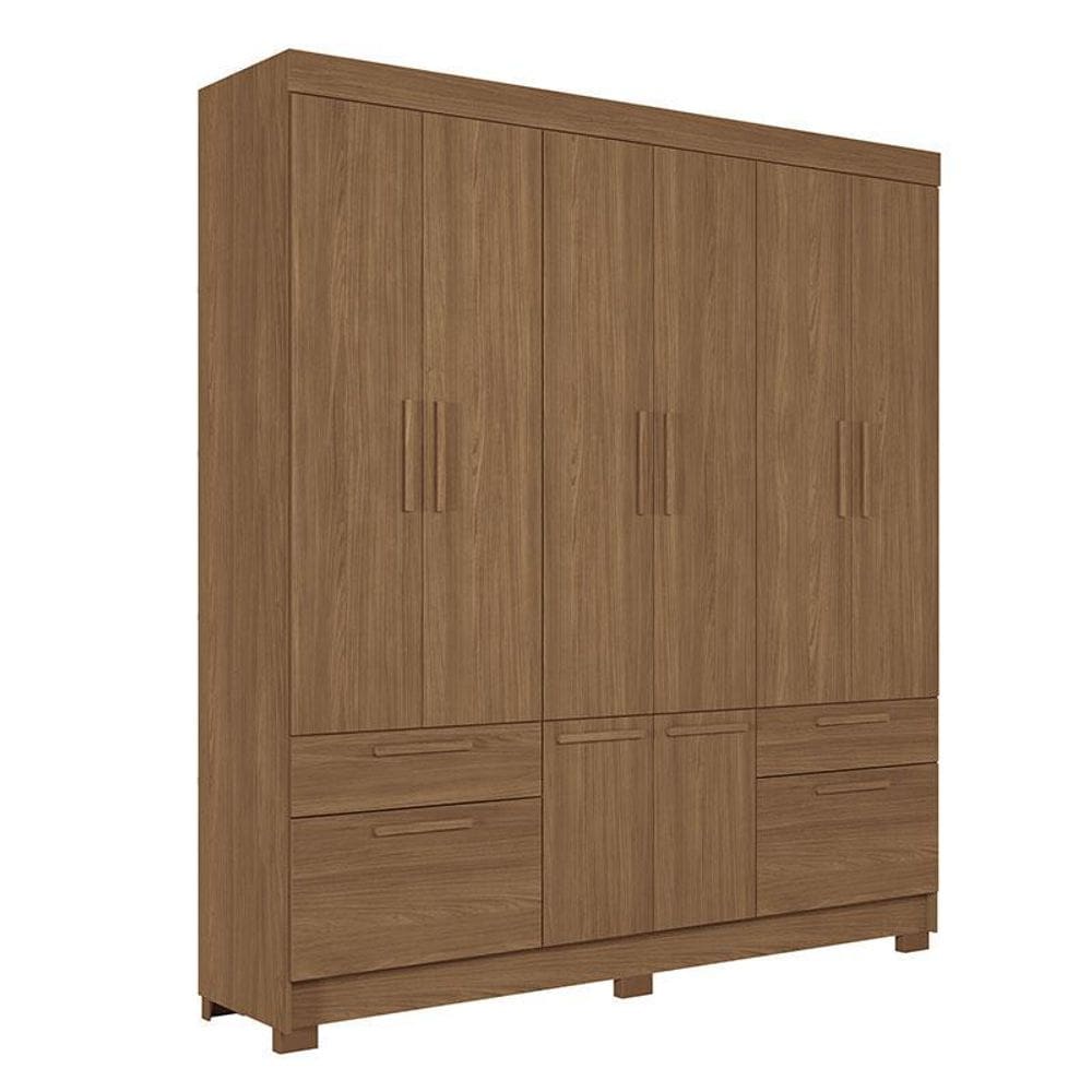 Guarda Roupa Casal 8 portas Curitiba Jatobá - Santos Andirá