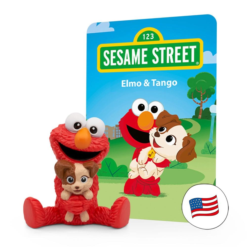 Estatueta de brinquedo de áudio Tonies Elmo & Tango da Vila Sésamo
