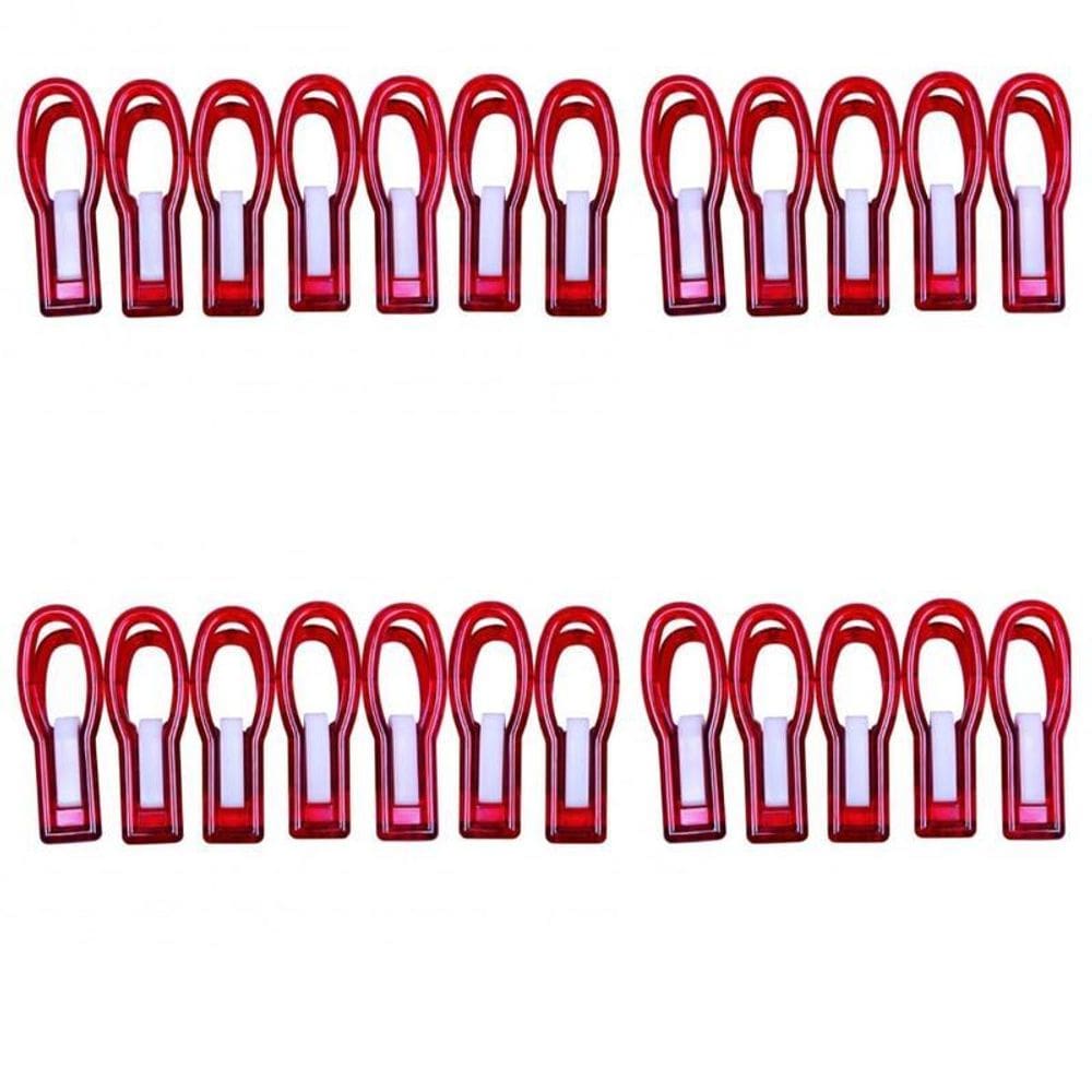 Kit 24 Prendedor Pregador De Roupas Amélia Reforçado Varal