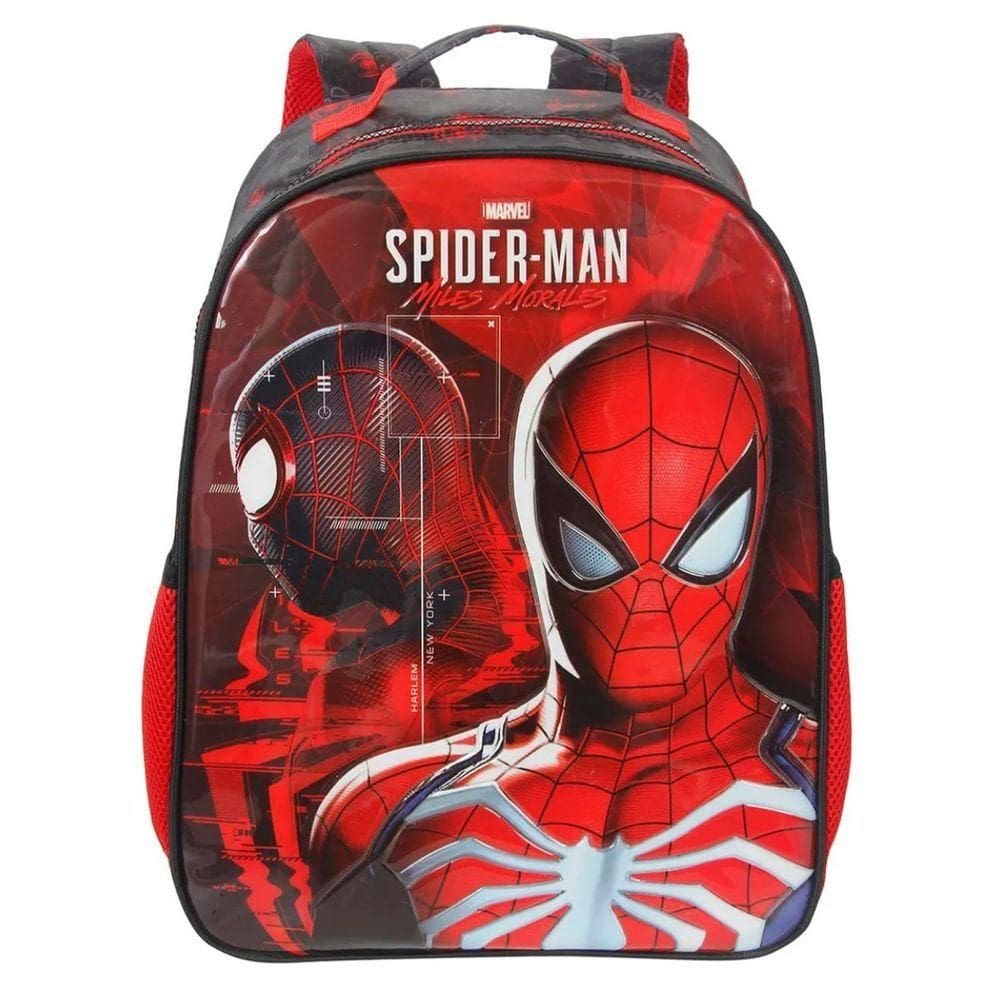Mochila Costas Spiderman Miles Morales Aranha Xeryus 14922
