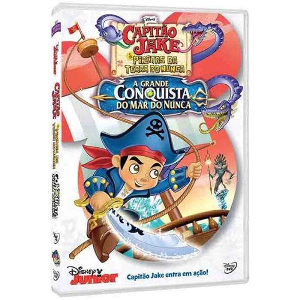 Dvd - Capitão Jake -  A Grande Conquista Do Mar Do Nunca