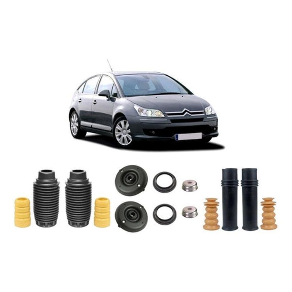 4 Kit Amortecedor Dianteiro Traseiro Citroen C4 2004 2005 06
