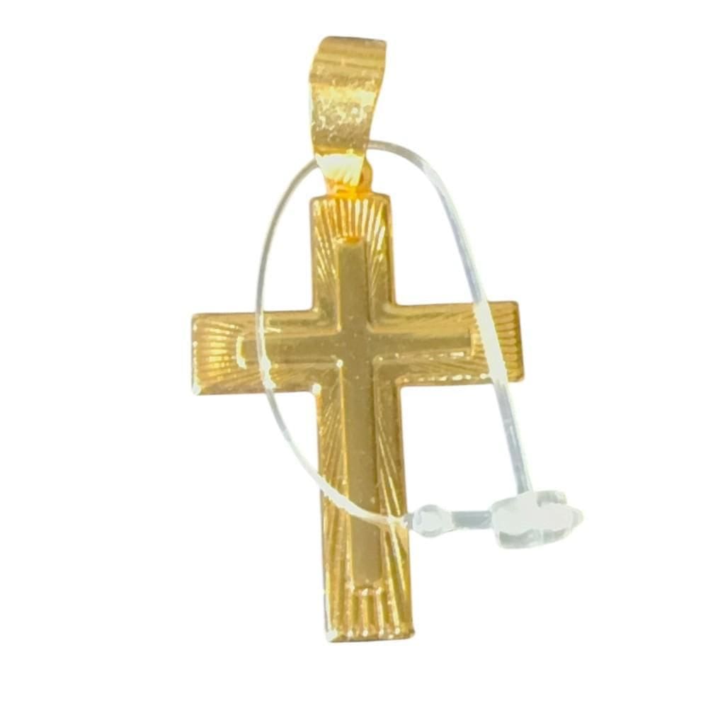 Pingente Cruz - Banhado A Ouro 18K