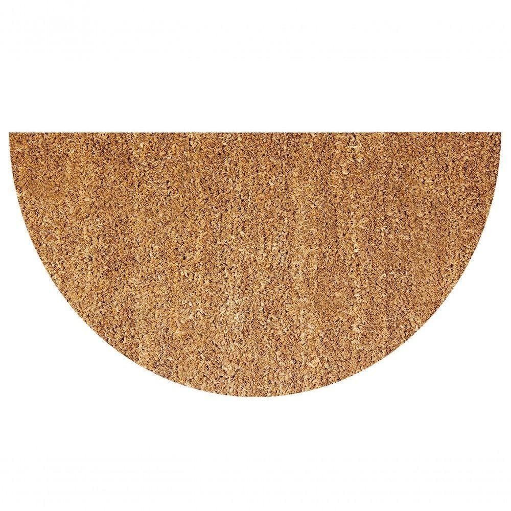 Capacho Fibra De Coco Natural Sem Estampa 60x33cm - Uzoo Capacho Fibra De Coco Ml 60x33cm Natural Sem Estampa