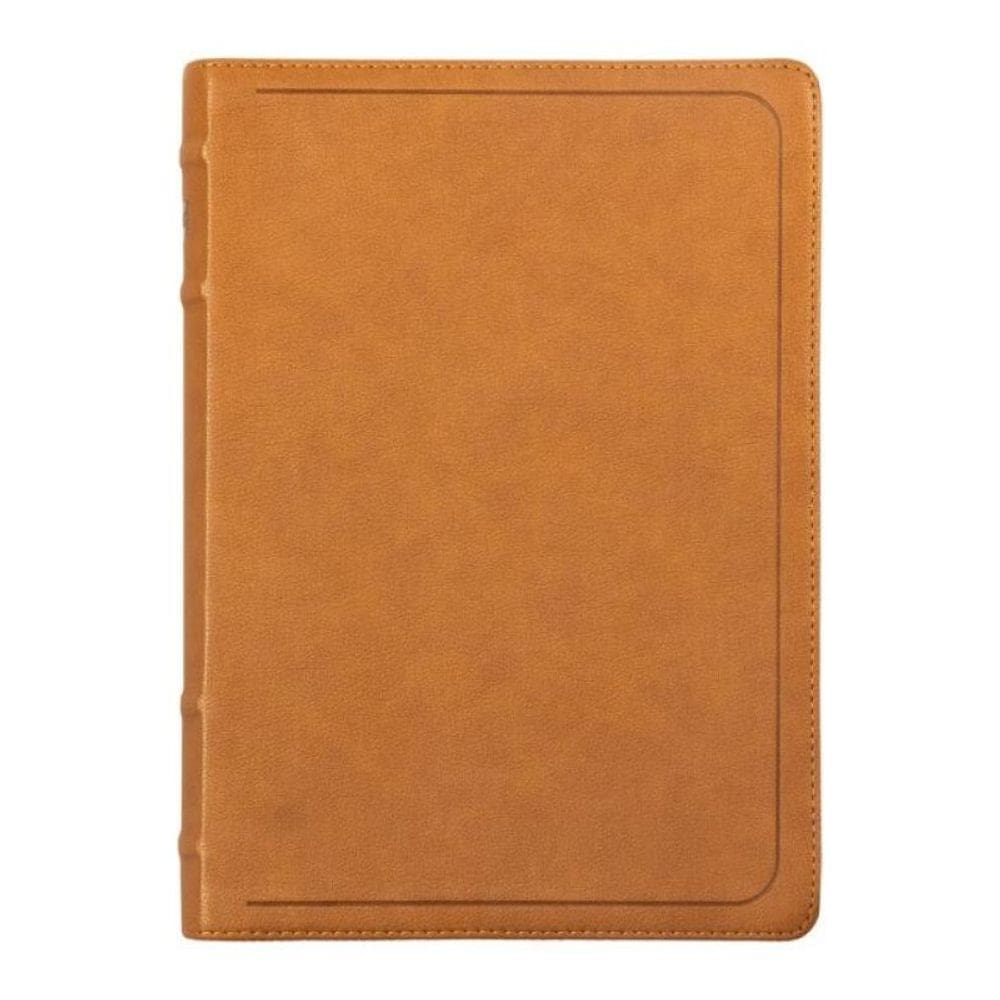 Bíblia Acf Com Referências Cruzadas E Palavras De Jesus Em Azul, Couro-Soft Mostarda, Letra Grande,