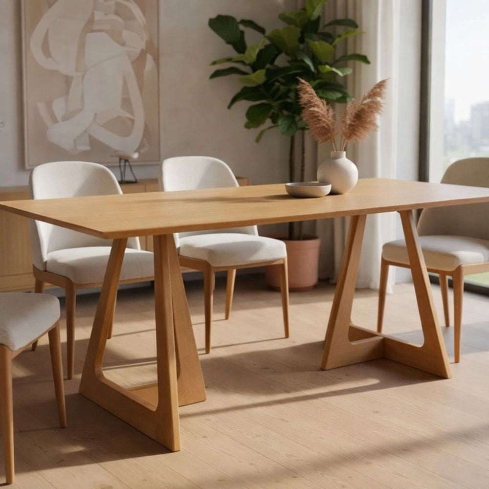 Mesa de Jantar Laminada 2,20m x 1,10m   Bossa Gold Salas