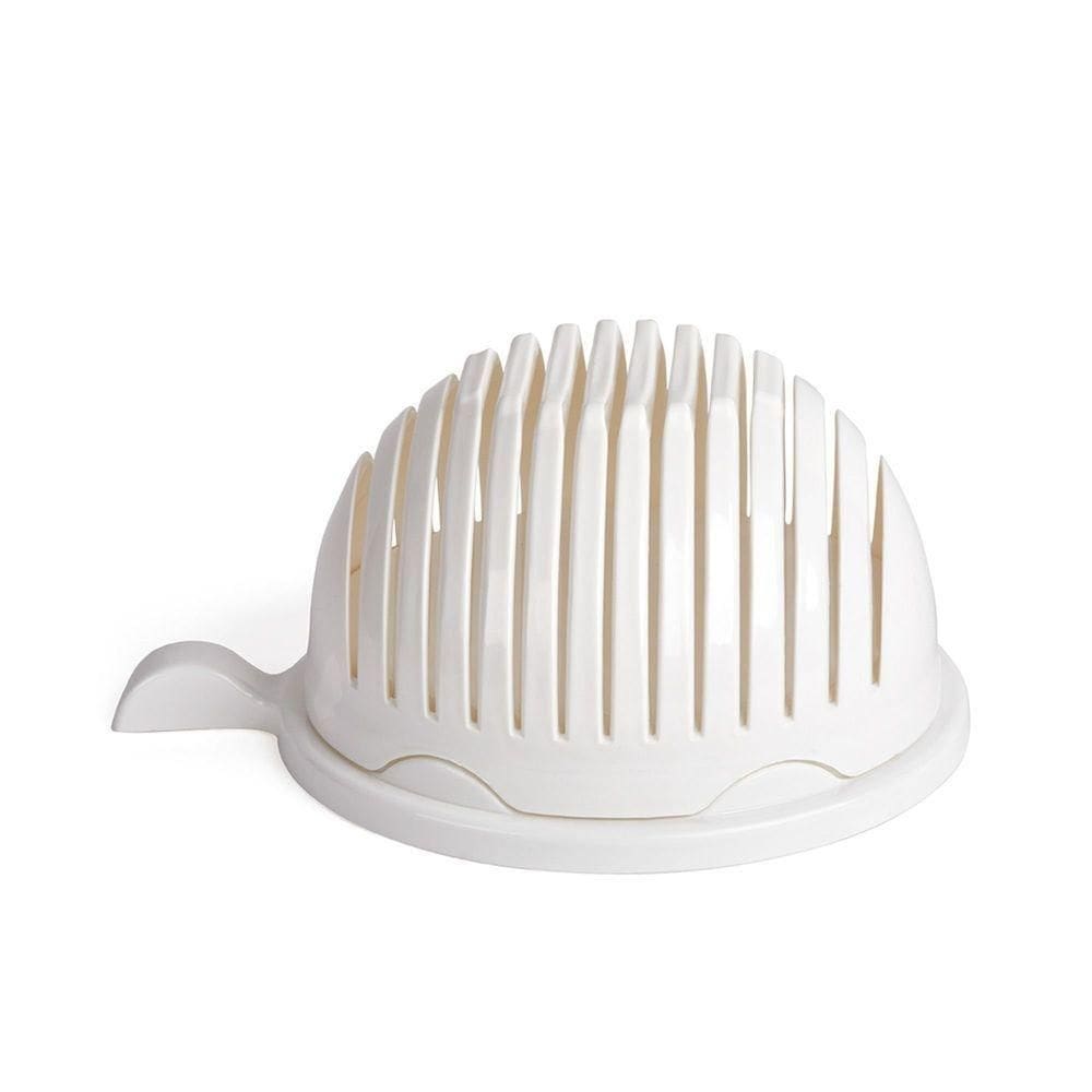 Cortador E Fatiador Bowl De Saladas, Frutas E Legumes Branco