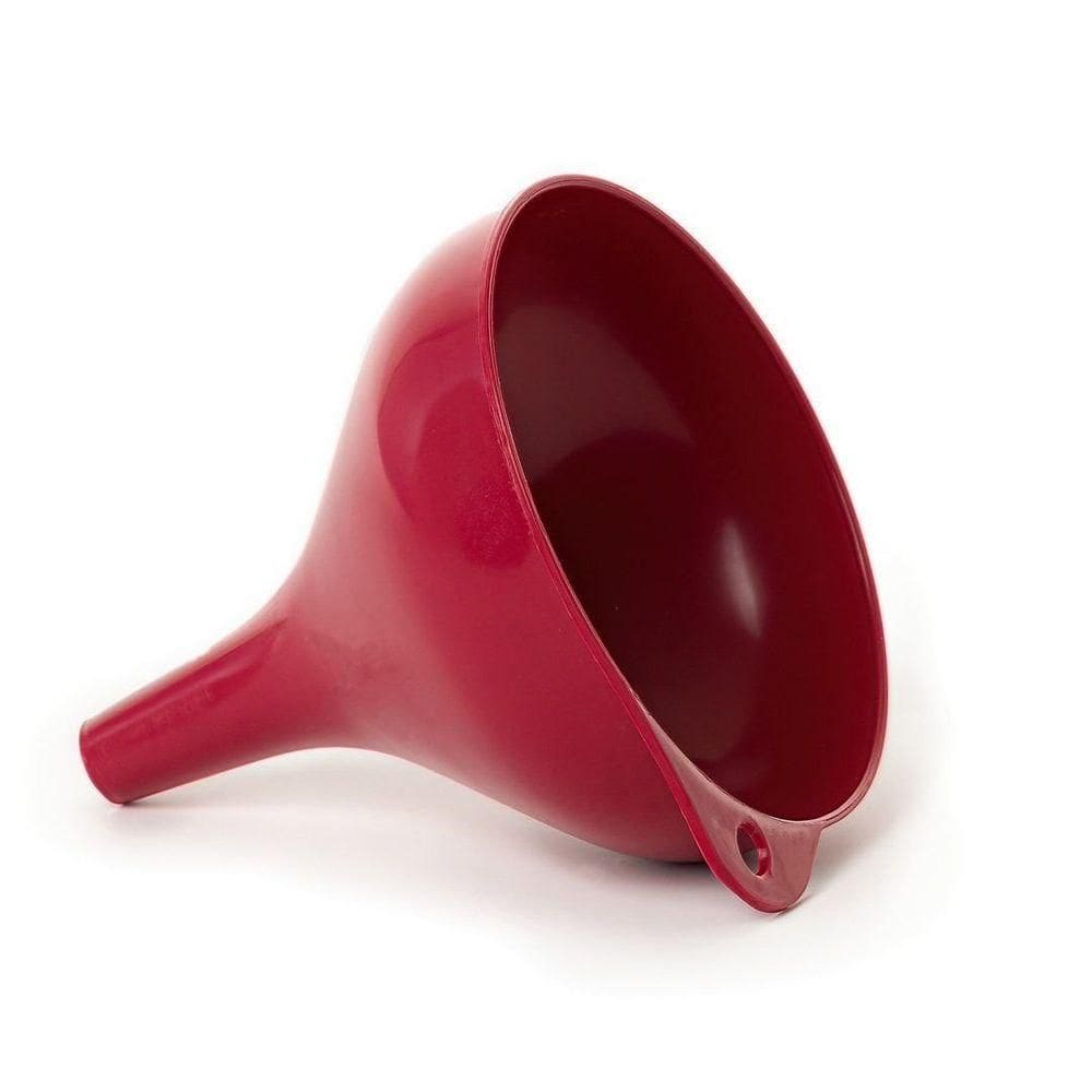 Funil De Plástico Pequeno Multiuso Com 9 Cm De Diâmetro - Plasvale Vermelho
