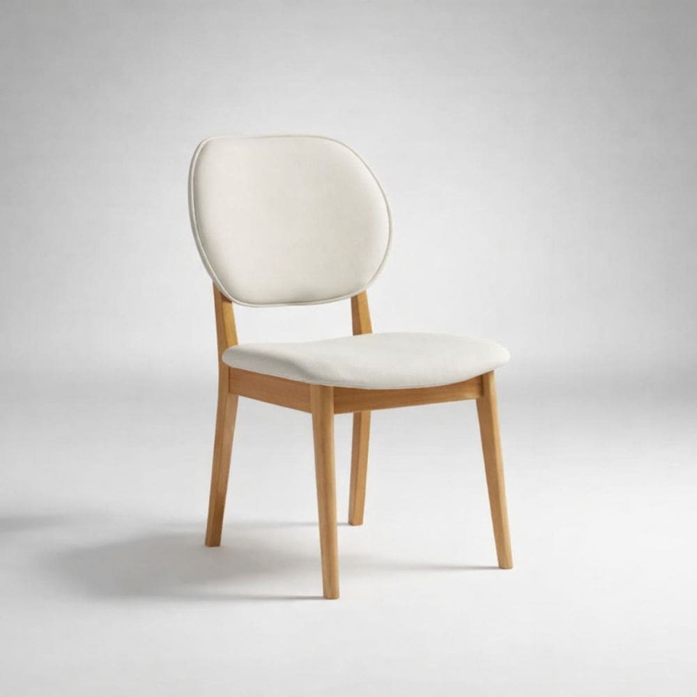 Cadeiras com Encosto Estofado - Lira- Gold Salas