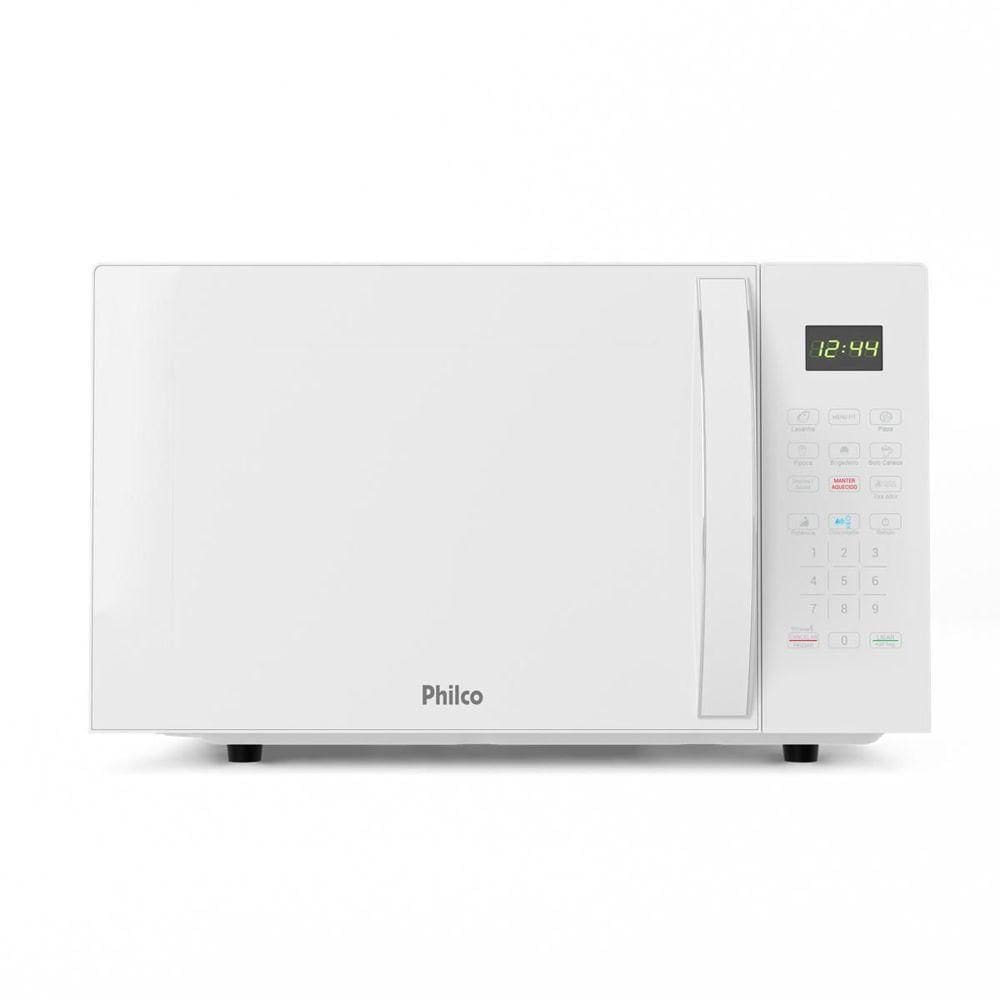 Micro-ondas Philco 28L Branco Pintura Limpa Fácil PMO30B 110V