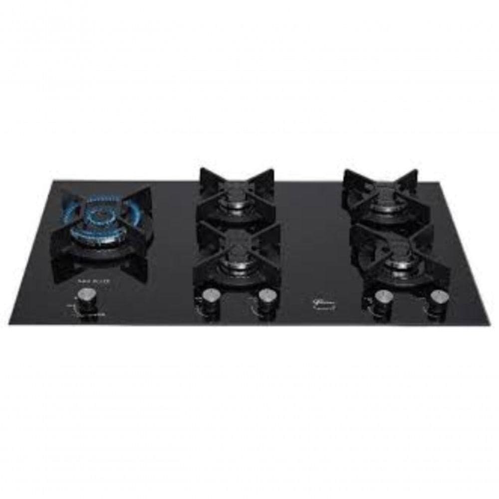 Fogão Cooktop Fischer 5q Tc Infinity Duo Mesa Vidro Preto Bivolt