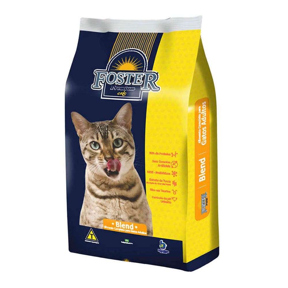 Ração para Gatos Foster Premium Cats Adultos Blend 1Kg