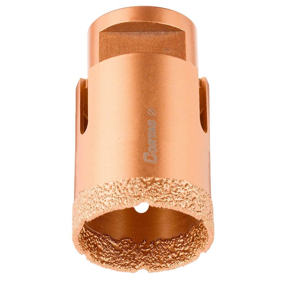 Serra Copo Diamantada 35mm para Esmerilhadeira com Rosca M14 Cortag