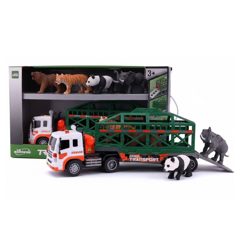 Caminhão de Brinquedo Transporte de Animais - Brink Center