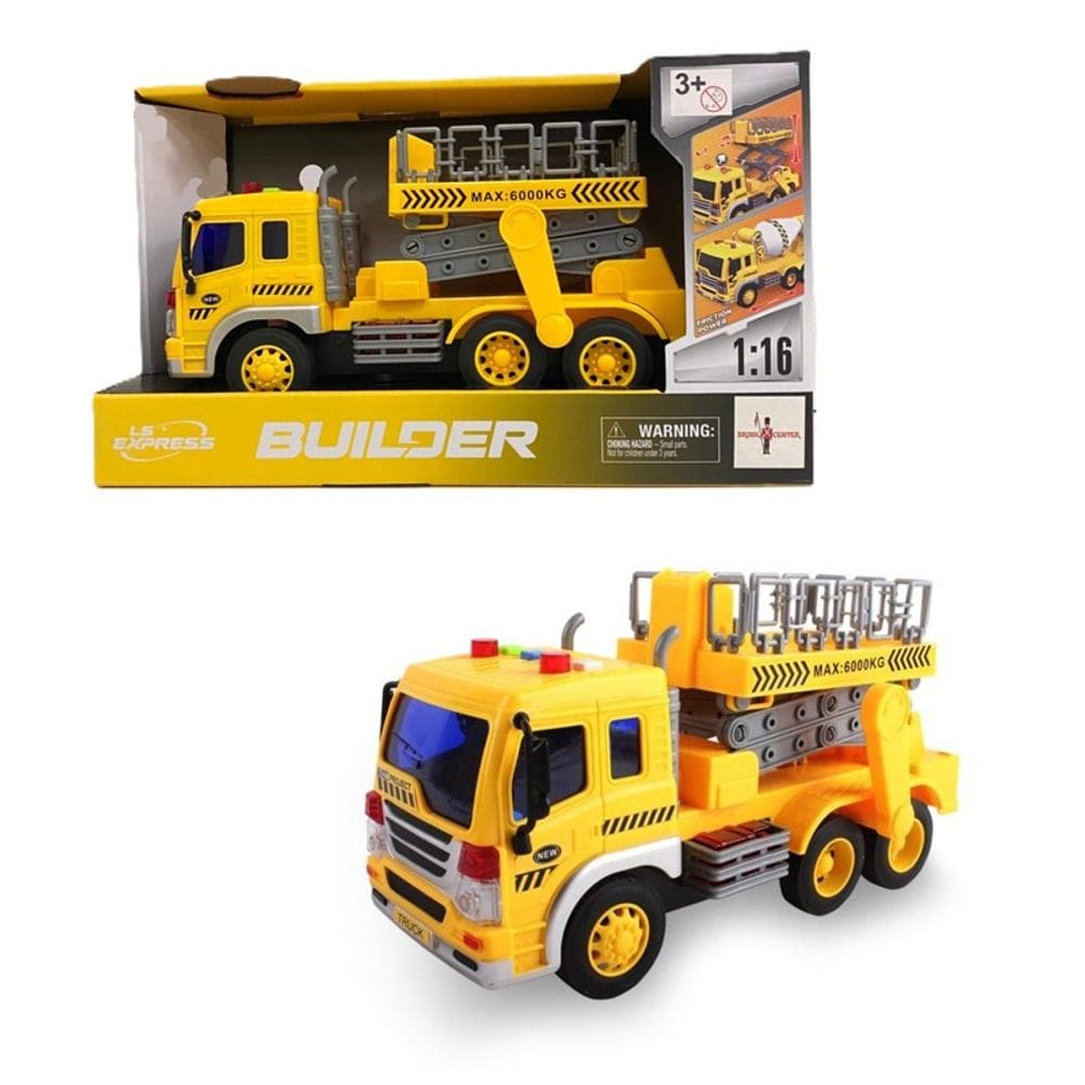 Caminhão de Construção Plataforma com Som e Luzes - Brink Center