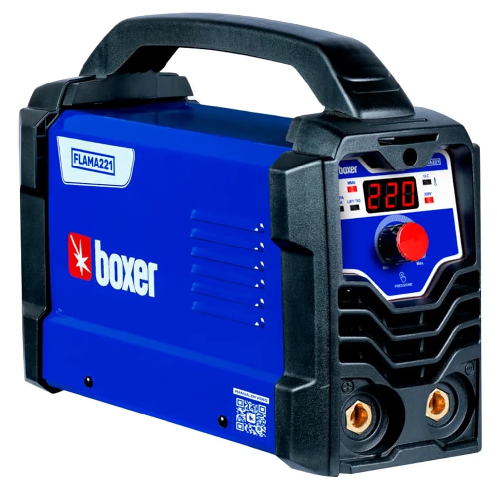 Maquina Solda Inversora Flama221 220A 220V - Boxer