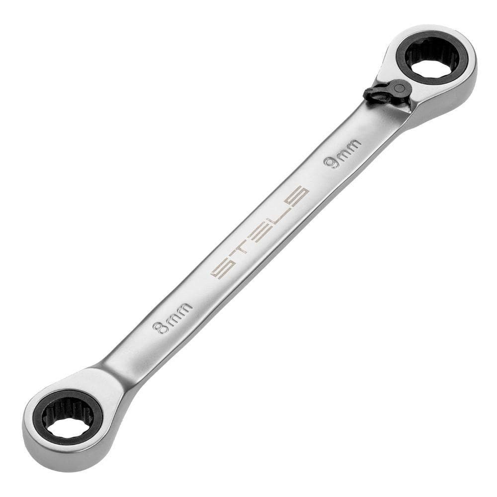 Chave Estrela Com Catraca Crv 8-9mm Cromado Stels 1453155