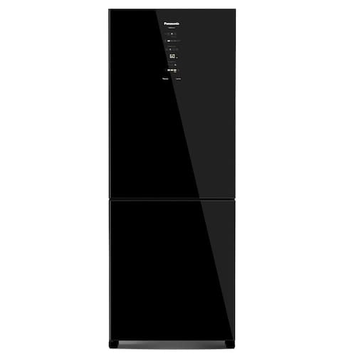Refrigerador Bottom Freezer Panasonic Inverter de 02 Portas Frost Free com 465 Litros Black Glass - NR-BB65GV7B - 220V