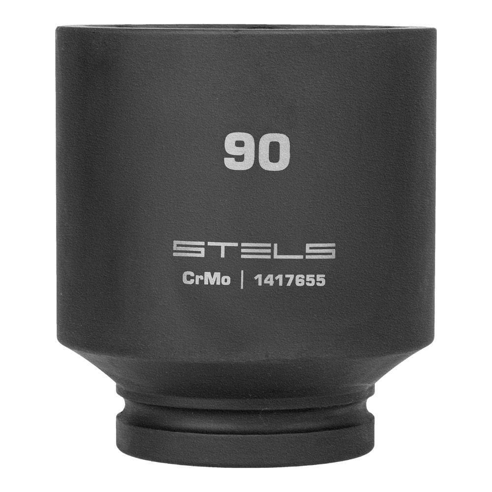 Soquete Impacto Longo 1`` Hexagonal 90mm Crmo Stels 1417655