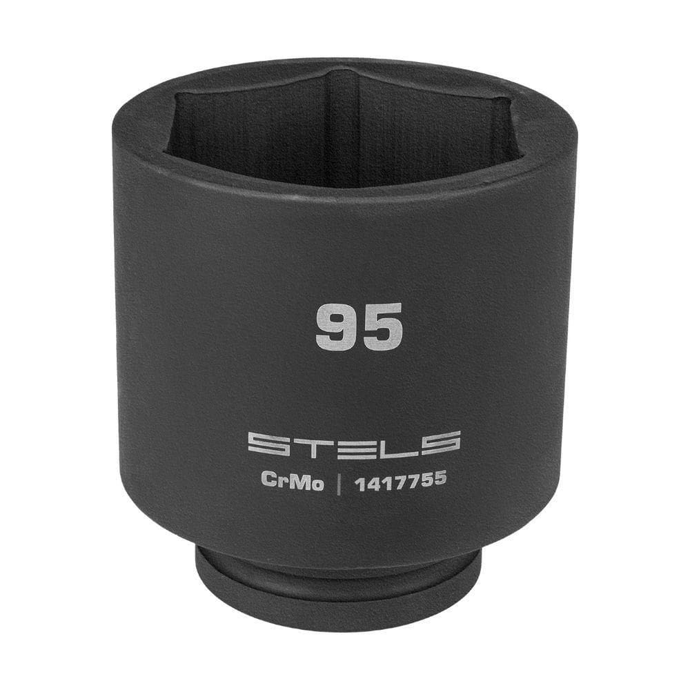 Soquete Impacto Longo 1`` Hexagonal Cr-mo 95mm Stels 1417755