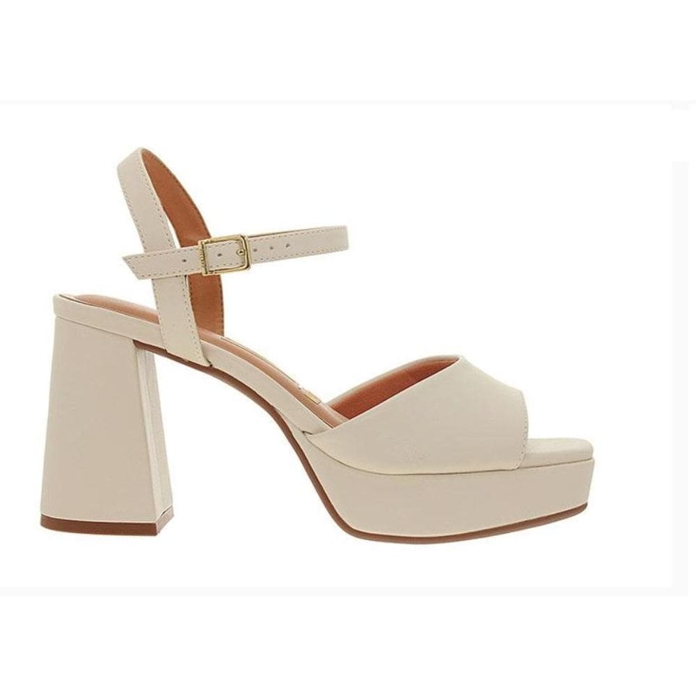 Sandália Vizzano Salto Bloco Meia Pata Feminino