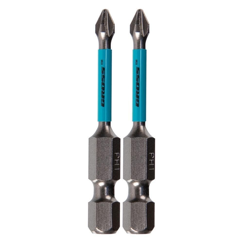 Bit Torção Ph1 50mm Gross 2pcs 1/4`` Ferramenta Impacto