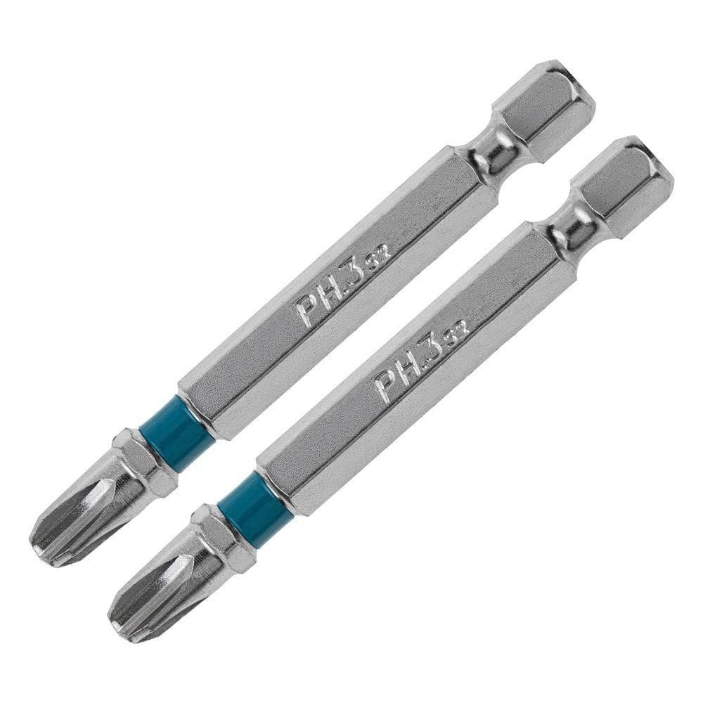 Bits Phillips Gross Ph3 X 70mm 2pcs Aço Liga S2 1/4``