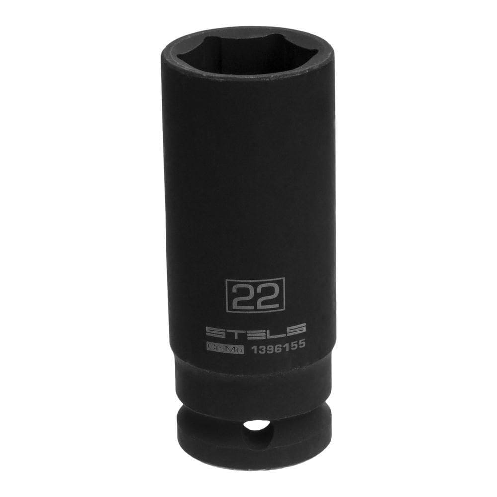 Soquete Impacto 1/2`` 22mm Crmo Longo Hexagonal 1pc Stels