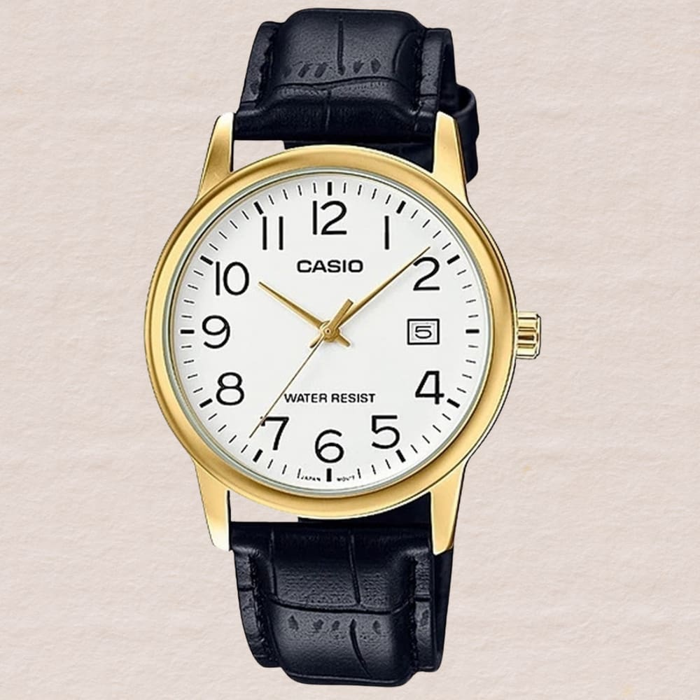 Relógio Casio Masculino Analógico Dourado MTP-V002GL-7B2UDF