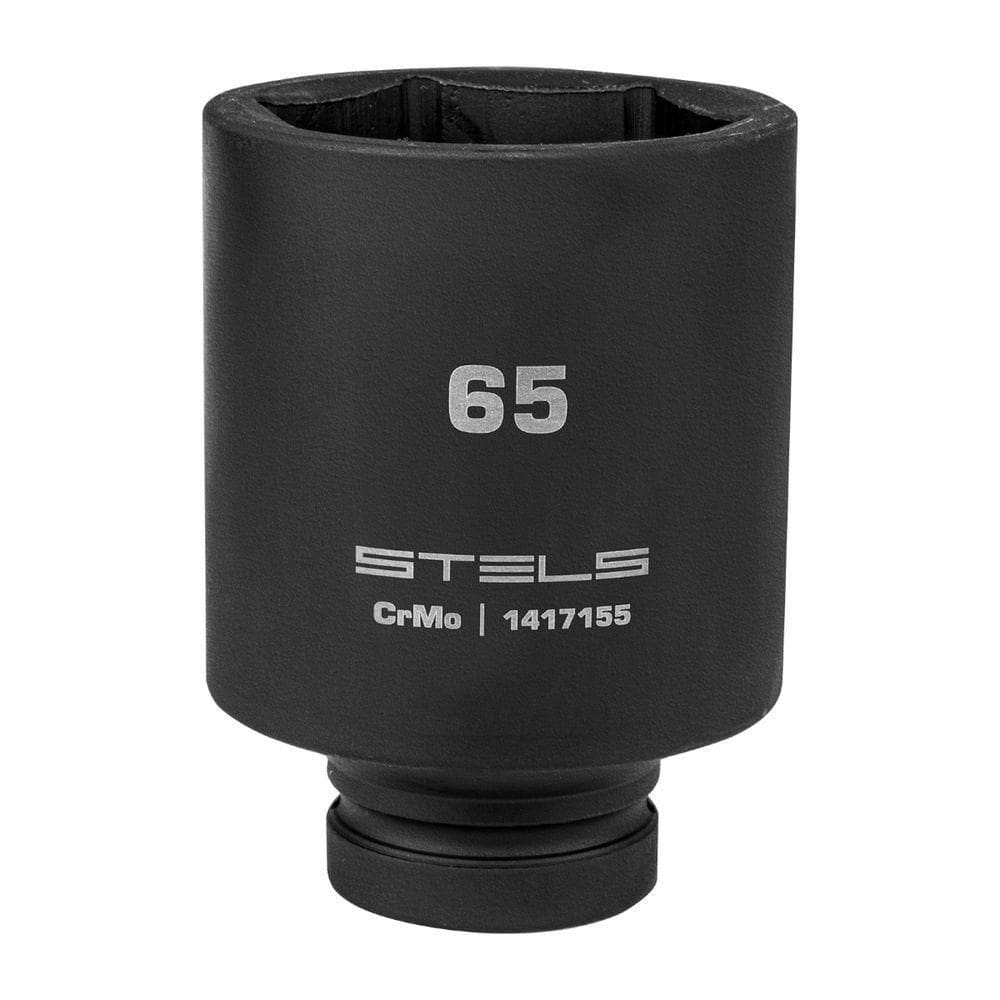Soquete Impacto Longo 1`` 65mm Aço Cr-mo Stels 1417155