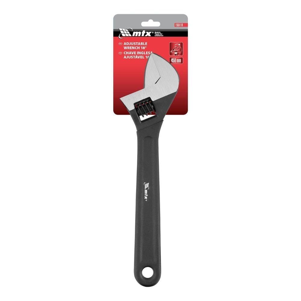 Chave Inglesa Ajustável 450mm Aço Carbono Mtx 155119
