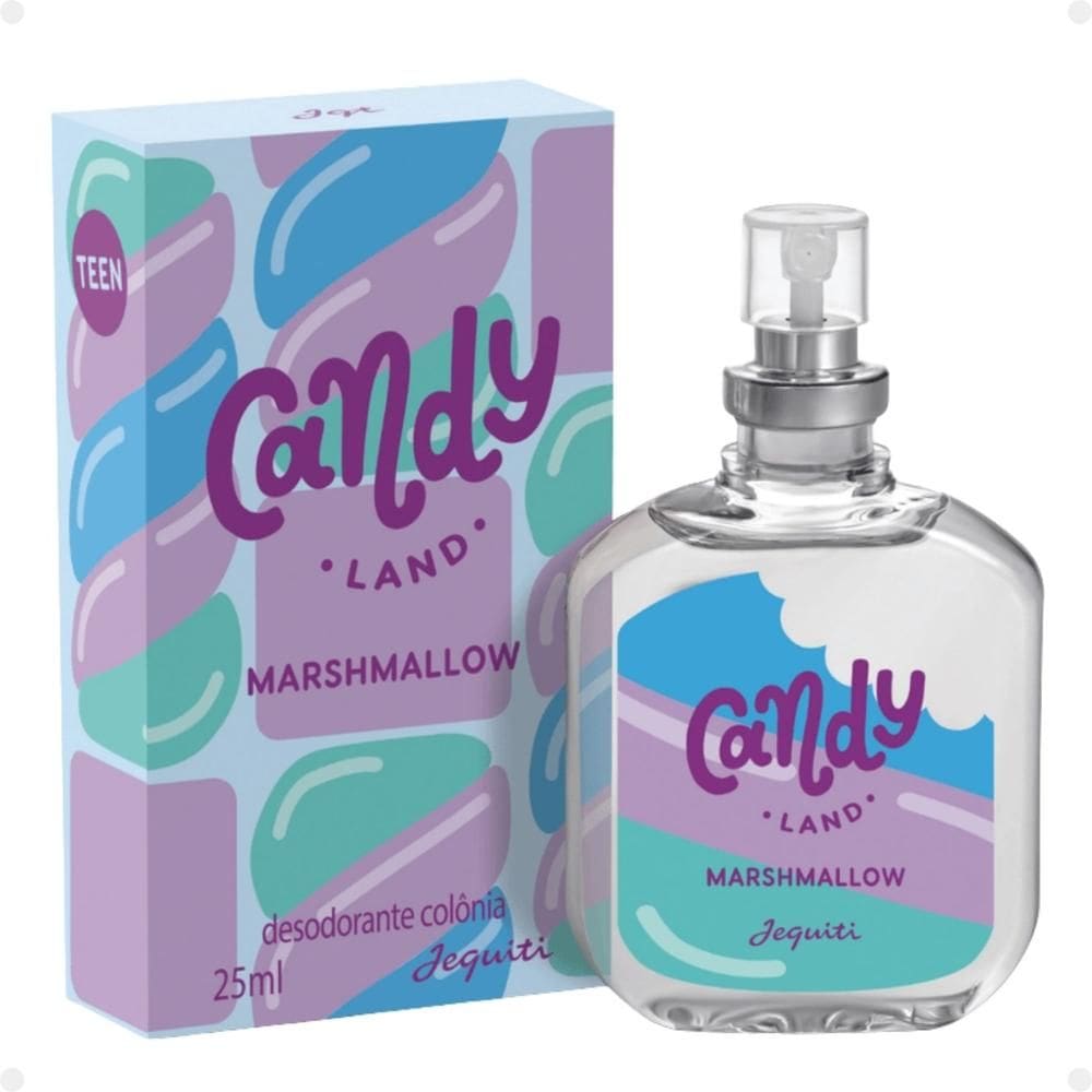 Desodorante Colônia Jequiti Teen Candy Land Marshmallow 25ml