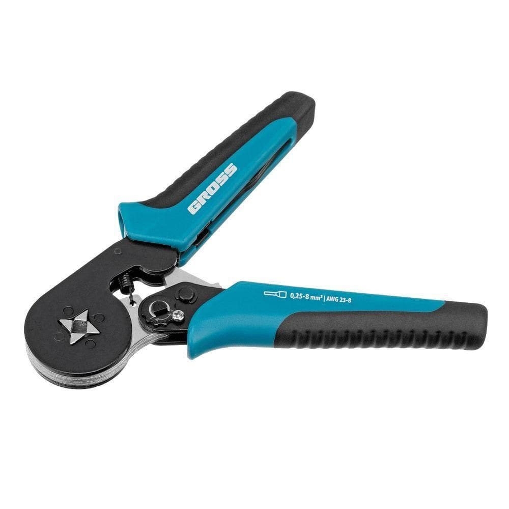 Alicate Pressão Terminais Cabo Emborrachado 0,5-8mm Gross