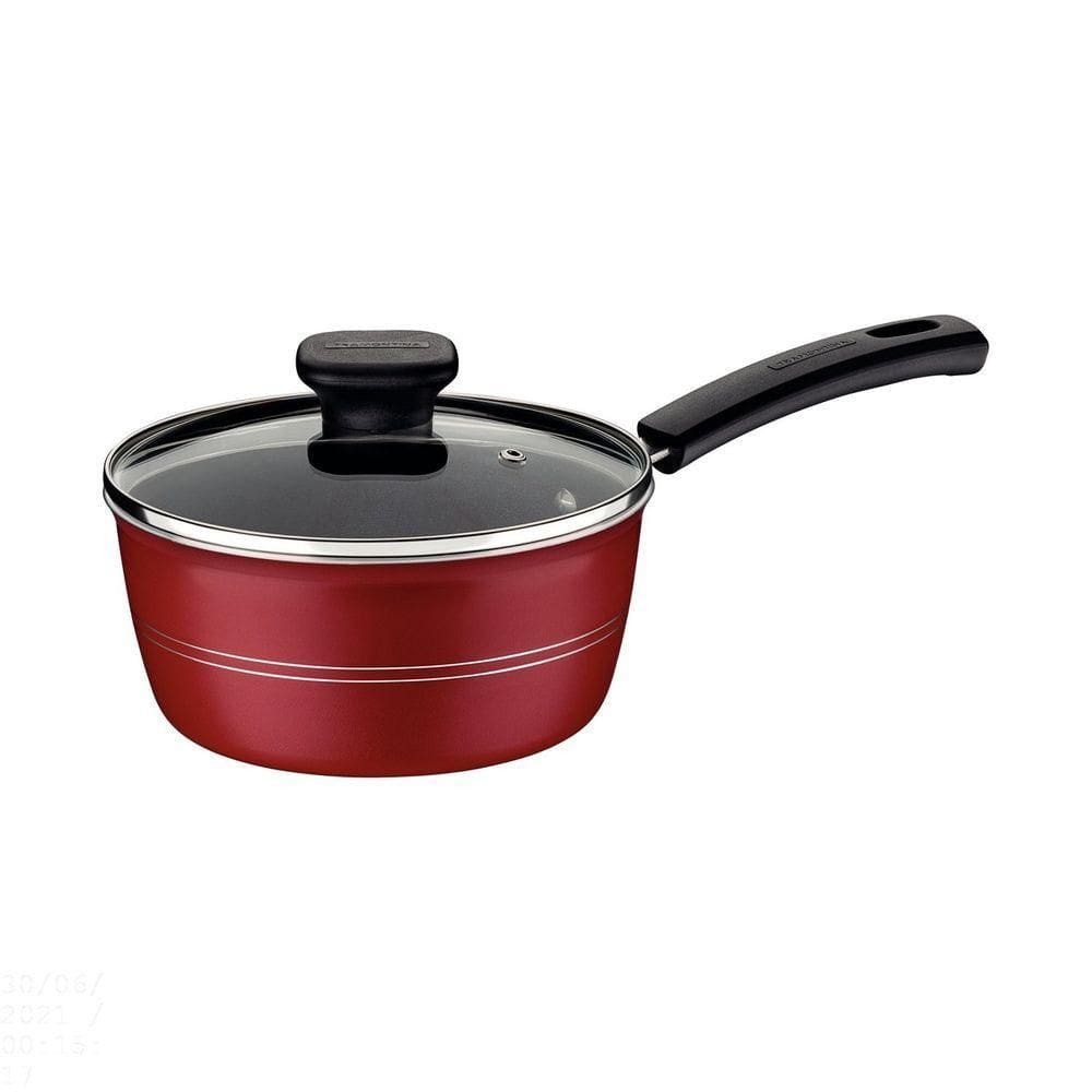 Panela Tramontina Sicília Alumínio Interno Antiaderente Starflon Excellent Vermelho 20cm 2,4l