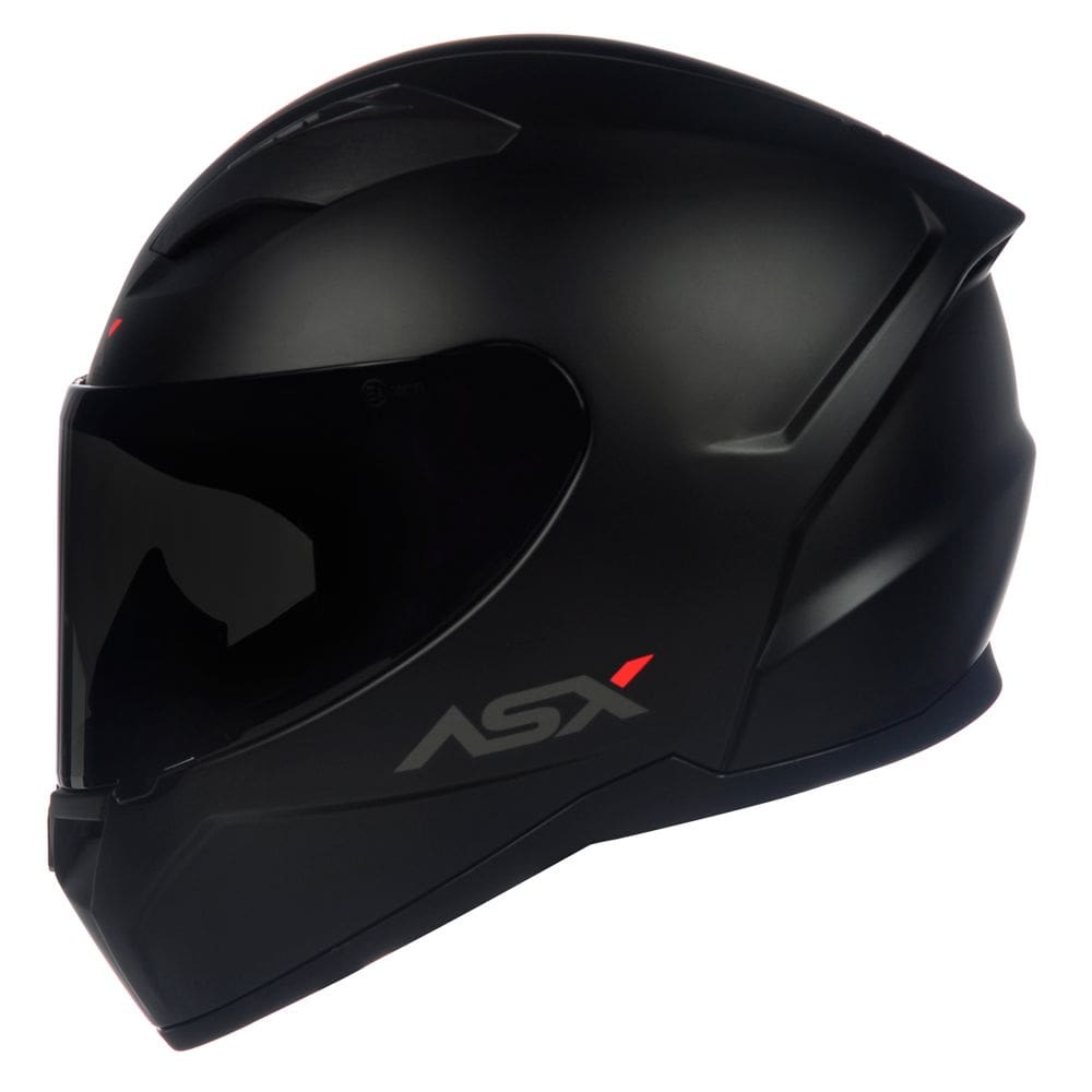 Capacete ASX City Solid Monocolor Preto Fosco