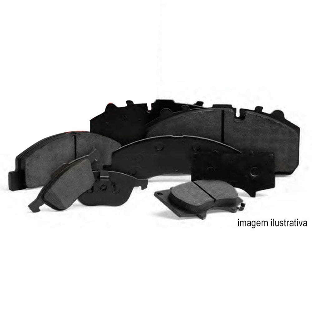 Jogo Pastilha de Freio Volkswagen Gol 1995 a 2000 Parati Saveiro Voyage 1.8 1986 a 1995 Passat Santana 1984 a 1988 Sistema Teves