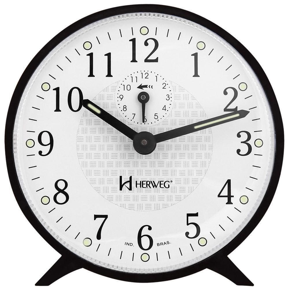 Despertador Vintage Retro Antigo Mecânico Herweg 2220-34
