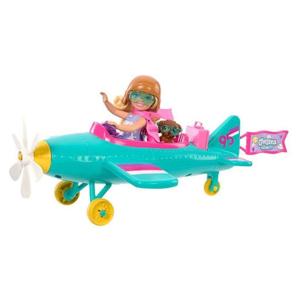 Barbie Fantasy Chelsea Piloto De Avião Com Acessórios Mattel