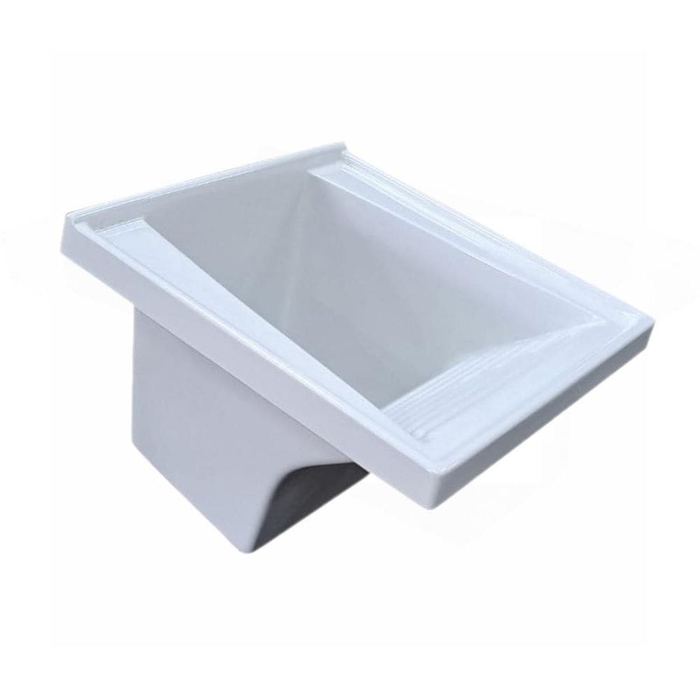 Tanque Mármore Sintético Compacto Branco 23L 45X47,5Cm