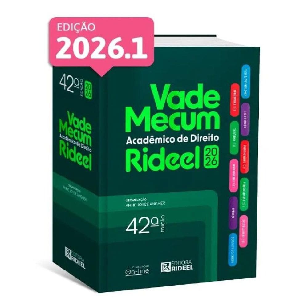 Vade Mecum Acadêmico de Direito Rideel 42ed. - 2026