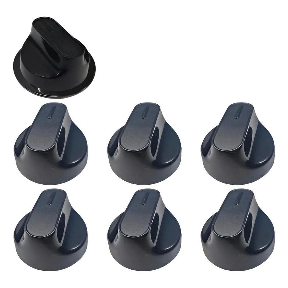 Kit 7 Botão Manipulo Para Fogão Consul Boca Cfo4 Cfs5 Cfs6