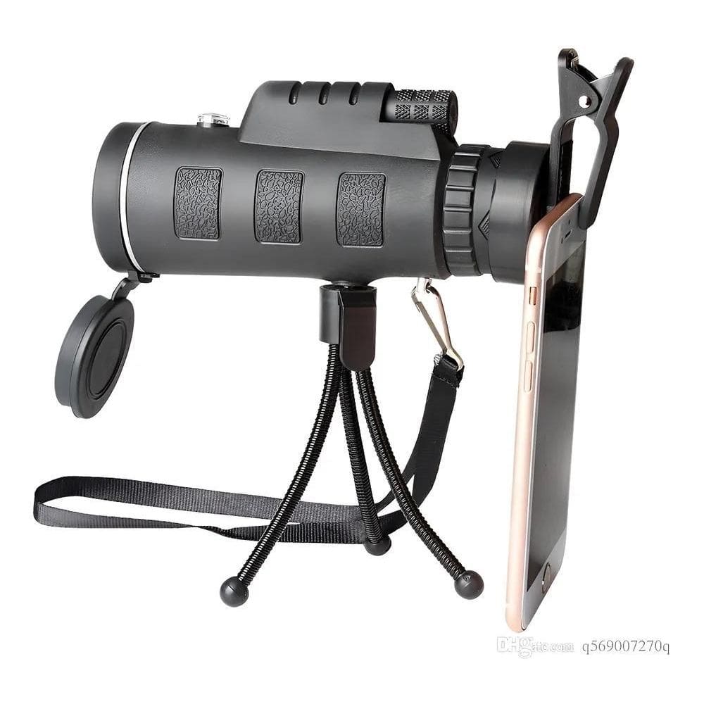 Monóculo Luneta 40X60 Com Prisma Bak4, Suporte Para Celular,